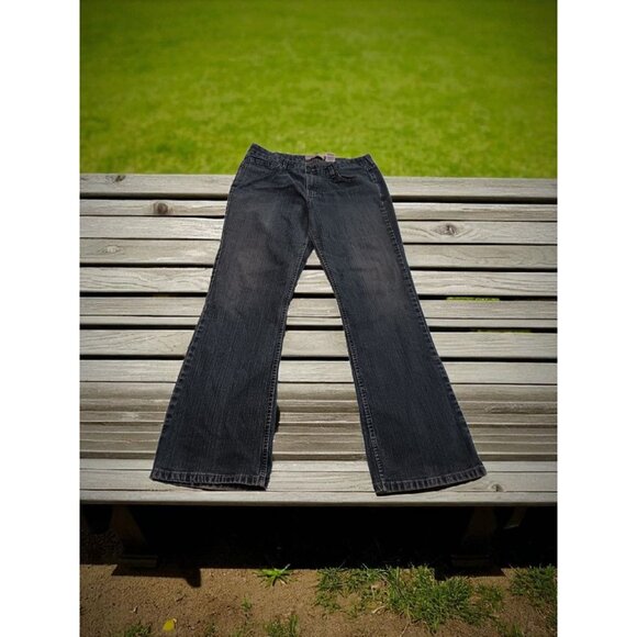 Levi Strauss Jeans Stretch Low Rise Bootcut Misses 14 Medium Wash Blue - Picture 1 of 14